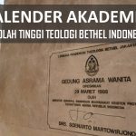 KALENDER AKADEMIK SEKOLAH TINGGI TEOLOGI BETHEL INDONESIA T.A. 2026 SEMESTER GASAL