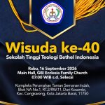 WISUDA KE-40 SEKOLAH TINGGI TEOLOGI BETHEL INDONESIA